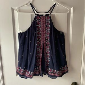 NWOT Anthropologie Floreat Embroidered Top